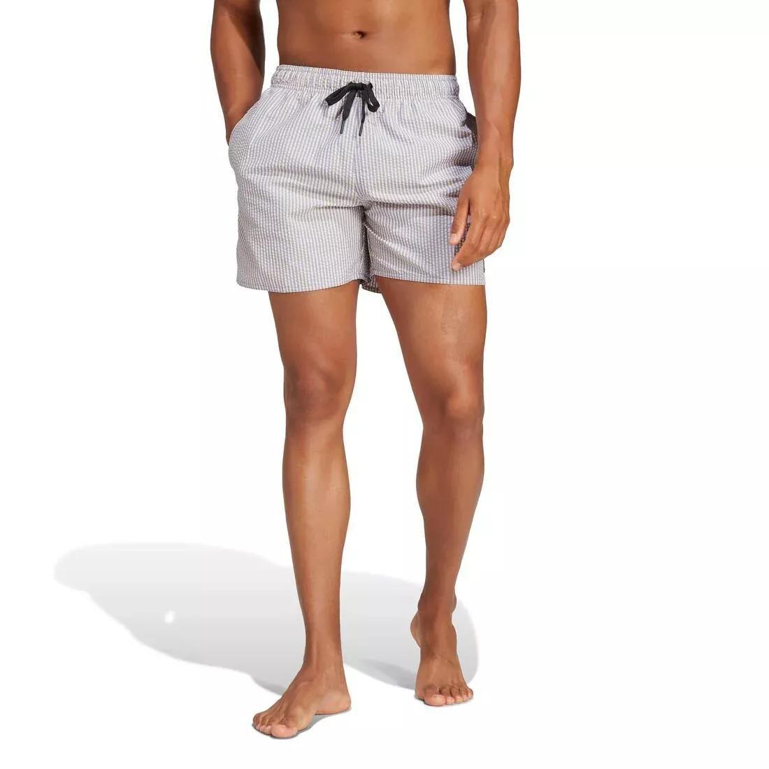 Stripey Classics Swim Shorts, Grey, No Color, medium