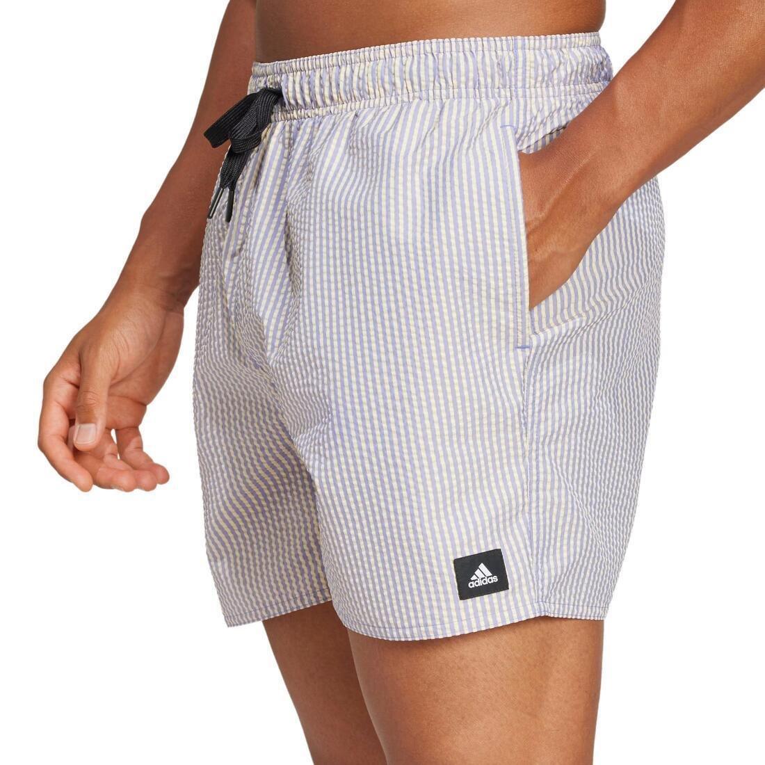 Stripey Classics Swim Shorts, Grey, No Color, large image number 3