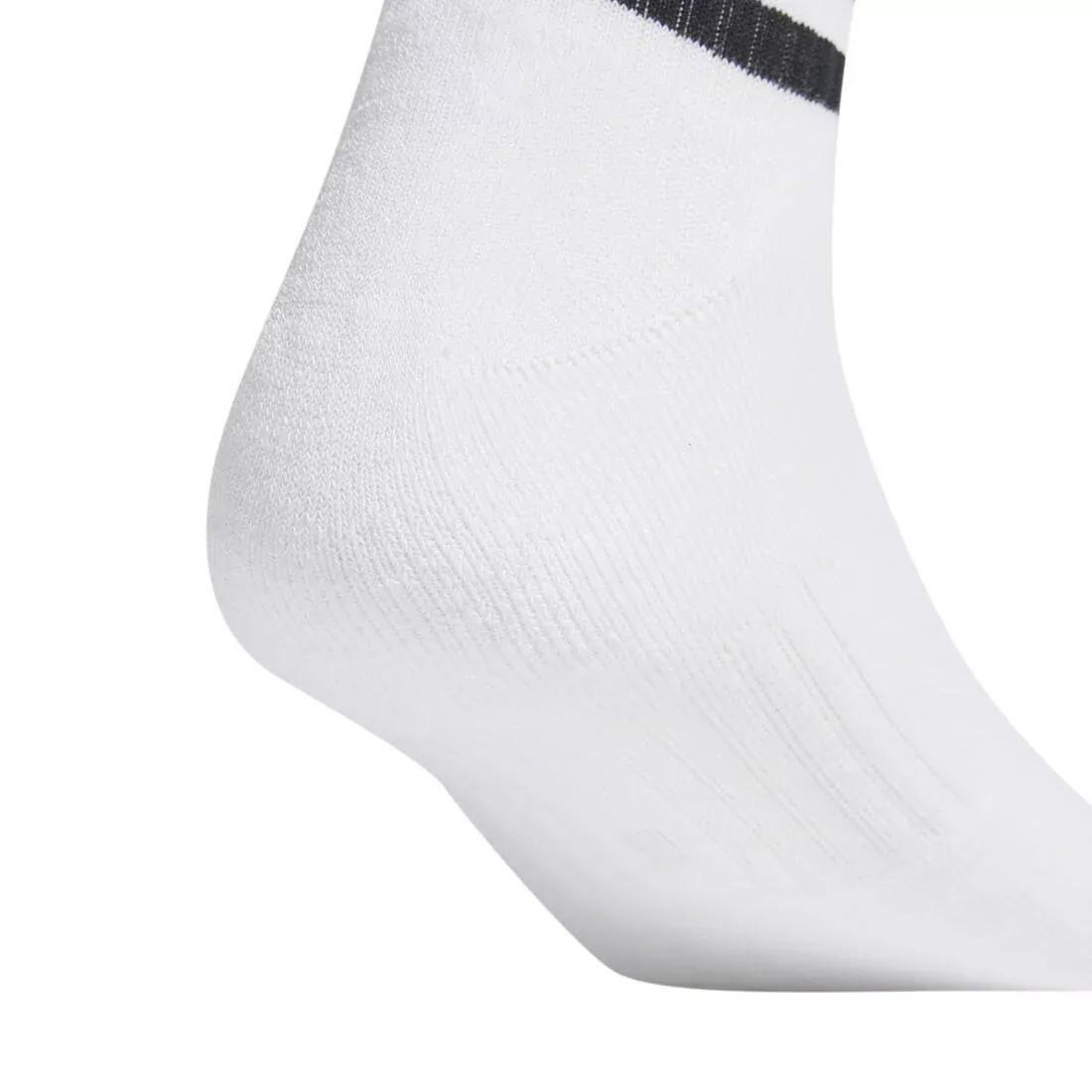 Unisex 3-Stripes Cushioned Sportswear Low-Cut Socks 3 Pairs, No Color, large image number 3