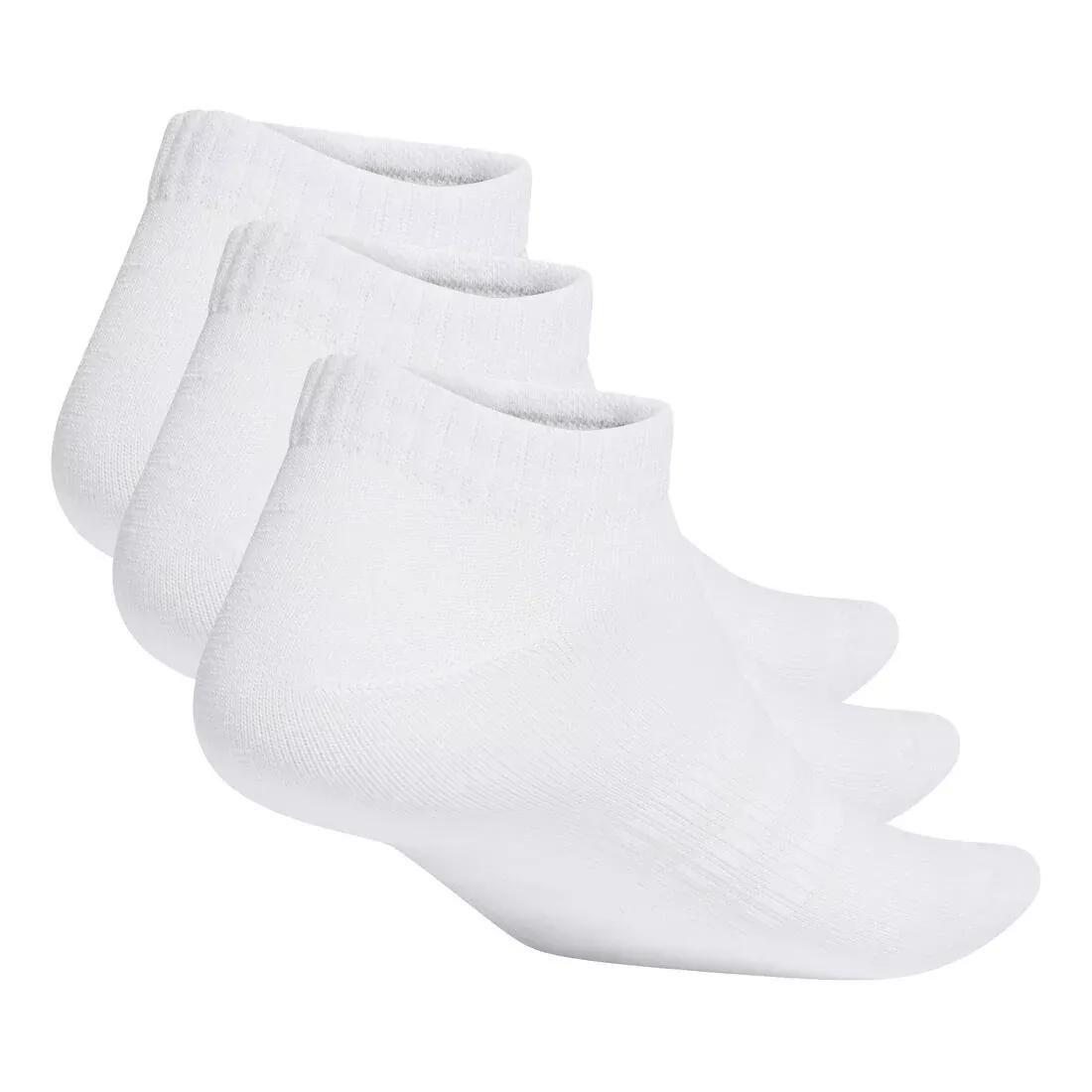 Unisex Thin and Light Sportswear Low-Cut Socks - 3 Pairs, White, No Color, large image number 3