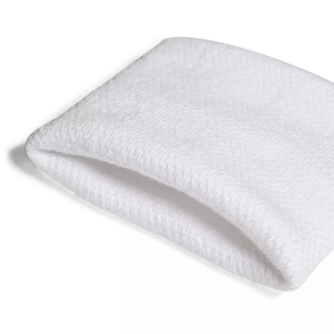 Unisex Tennis Wristband - Small, White, No Color, large image number 4