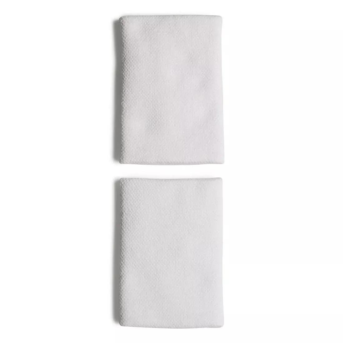 Unisex Tennis Wristband Large, White, No Color, medium