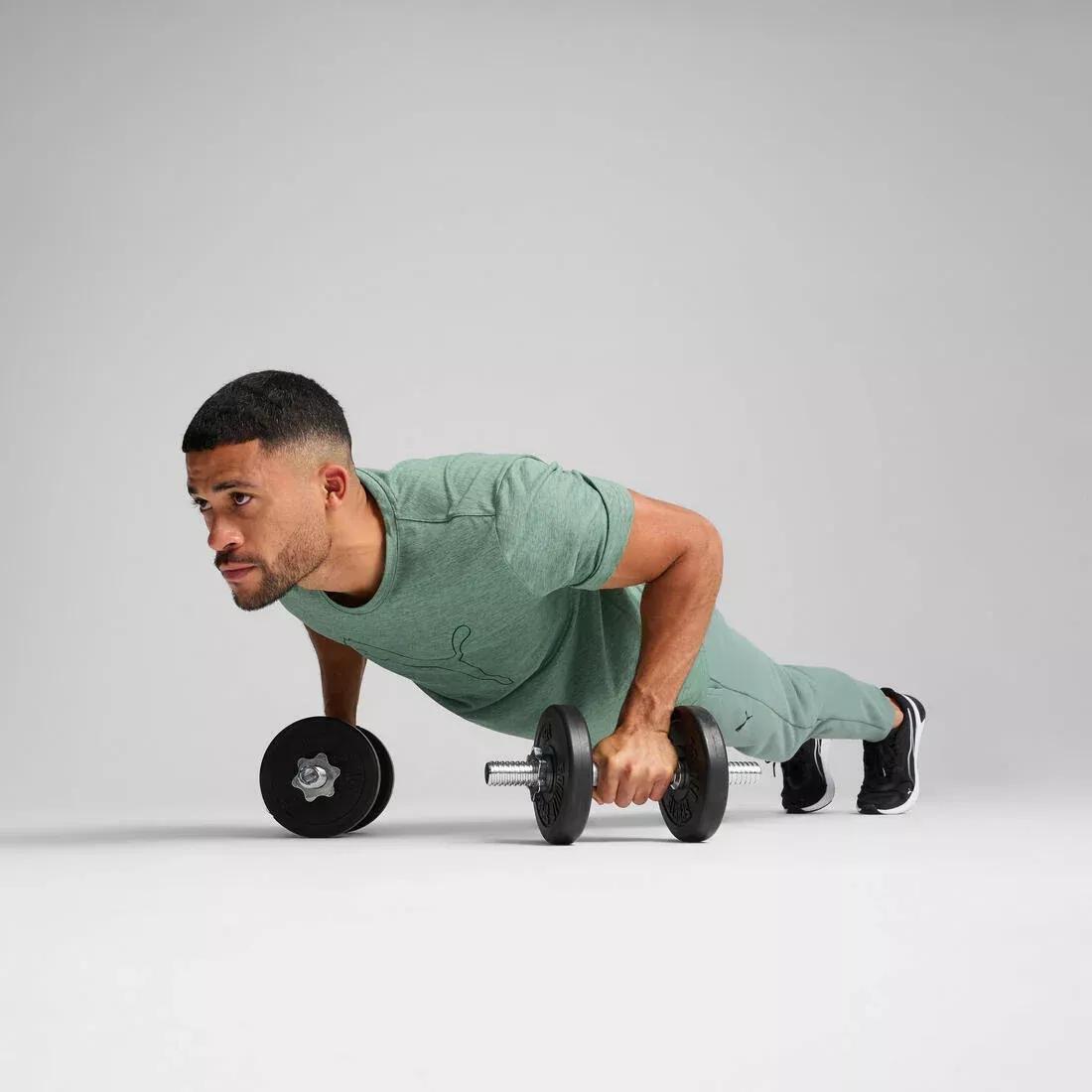 Men TAD ESSENTIALS Heather Cat T-Shirt, Green, , large image number 5