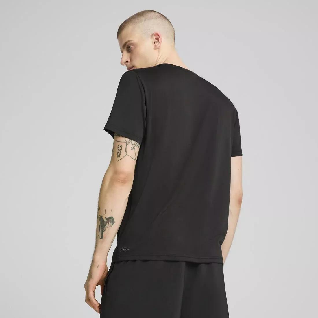 Men TAD ESSENTIALS Solid Cat T-Shirt, Black, No Color, large image number 4