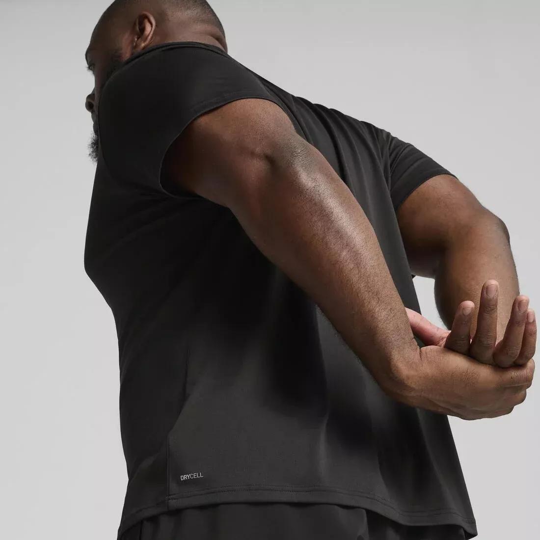 Men TAD ESSENTIALS Solid Cat T-Shirt, Black, No Color, large image number 5