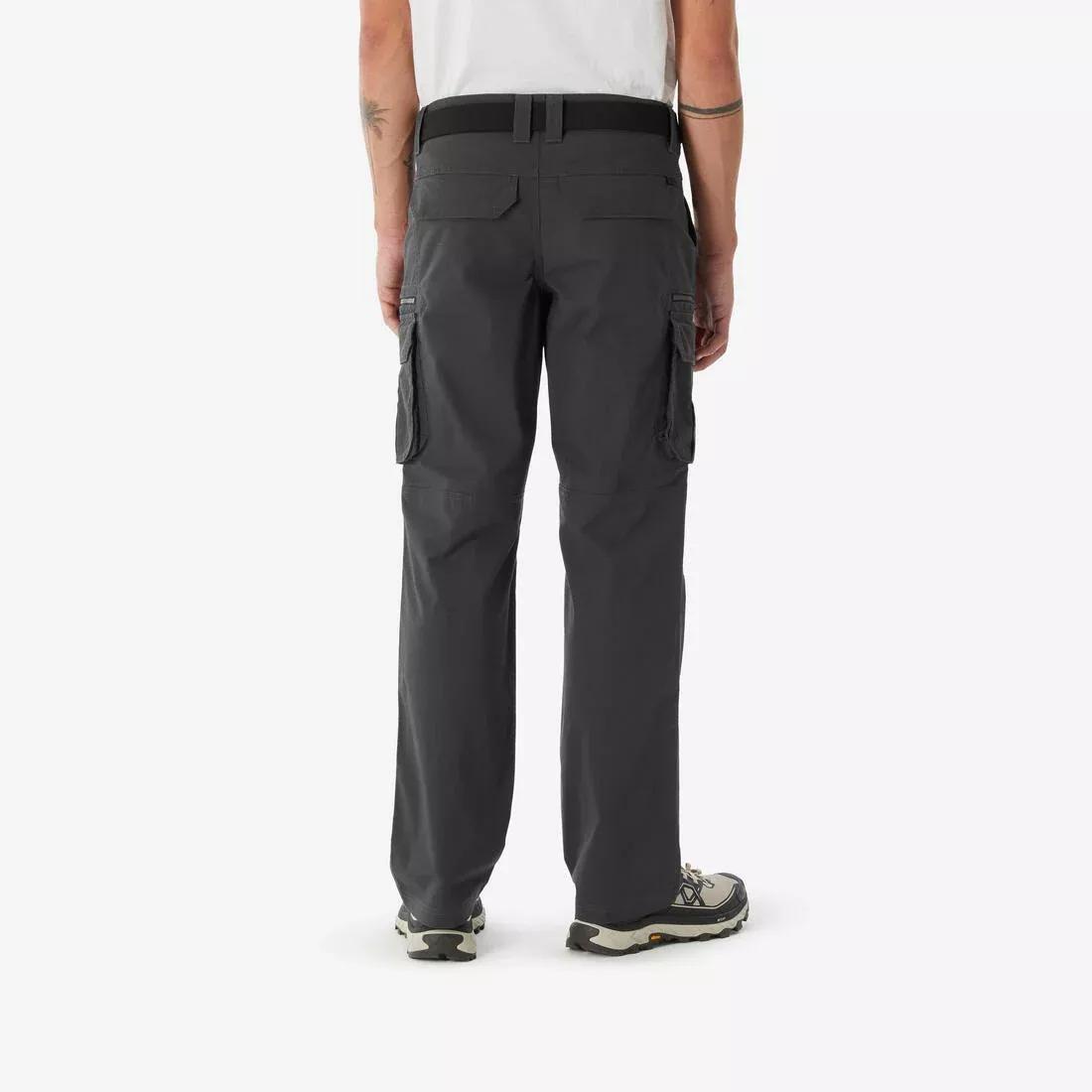 Men Hiking Pants - NH500 Cargo, Brown, No Color, large image number 2
