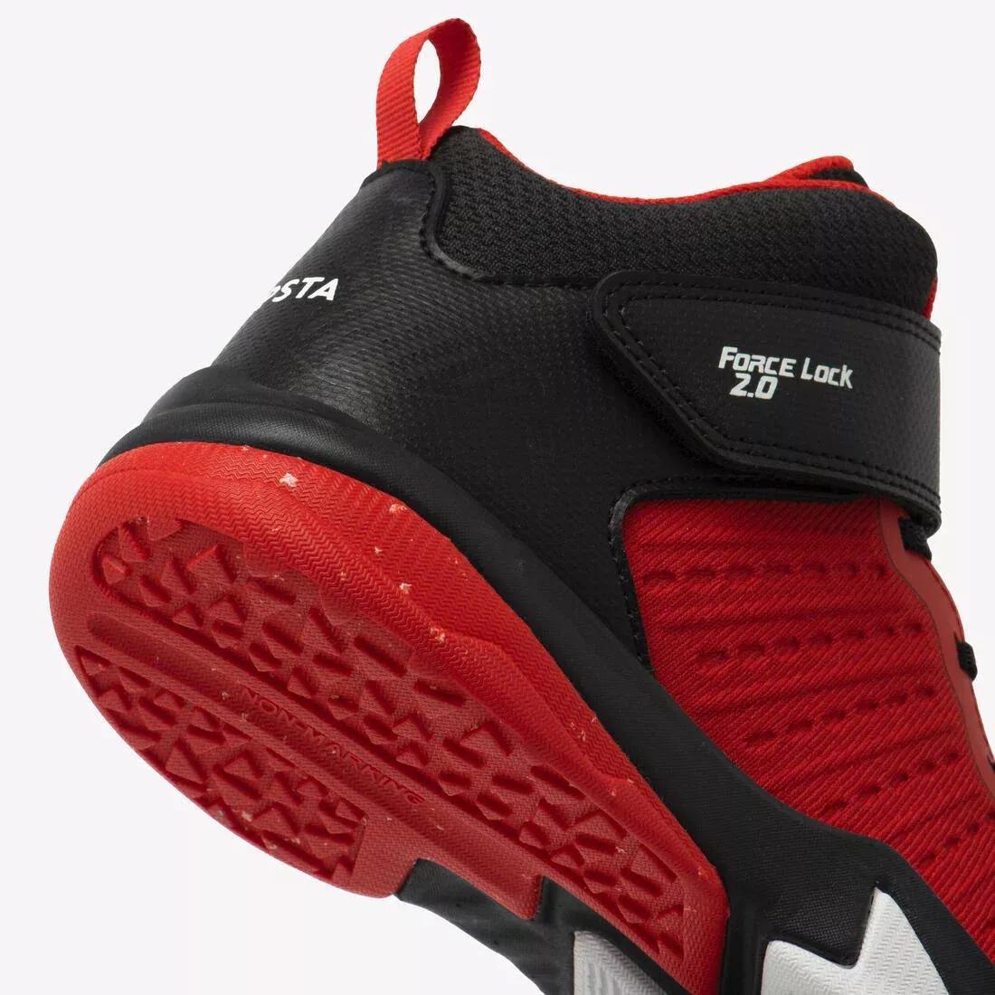 Kids Unisex Basketball Shoes - SS500 High Junior, Black, No Color, large image number 5