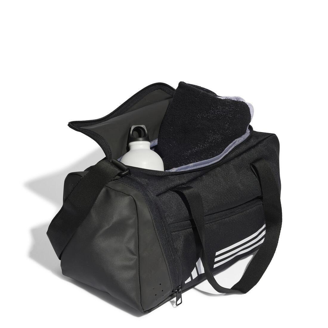 Unisex Essentials 3-Stripes Duffel Bag XSmall, No Color, large image number 3