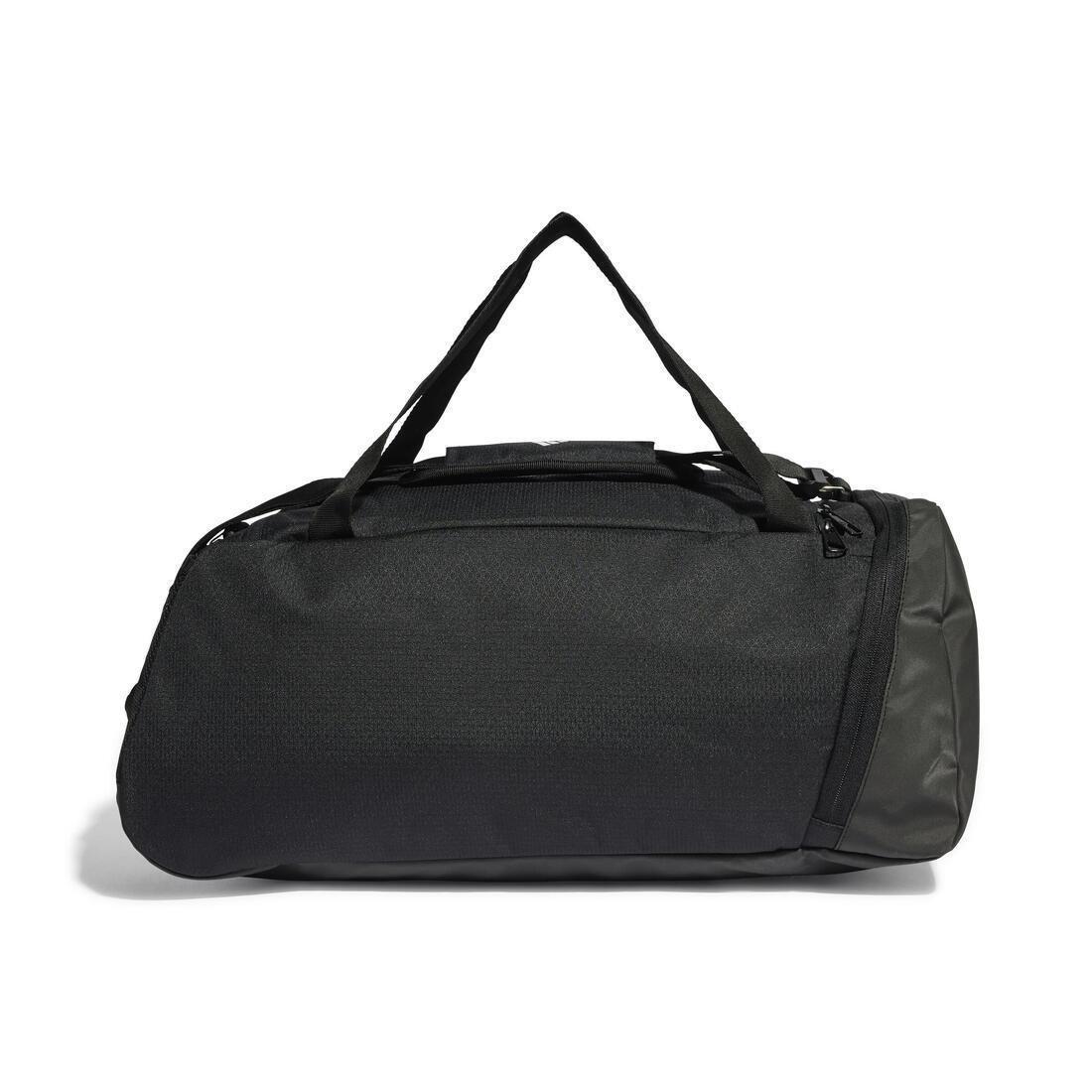 Unisex Essentials 3-Stripes Duffel Bag Small, No Color, large image number 2