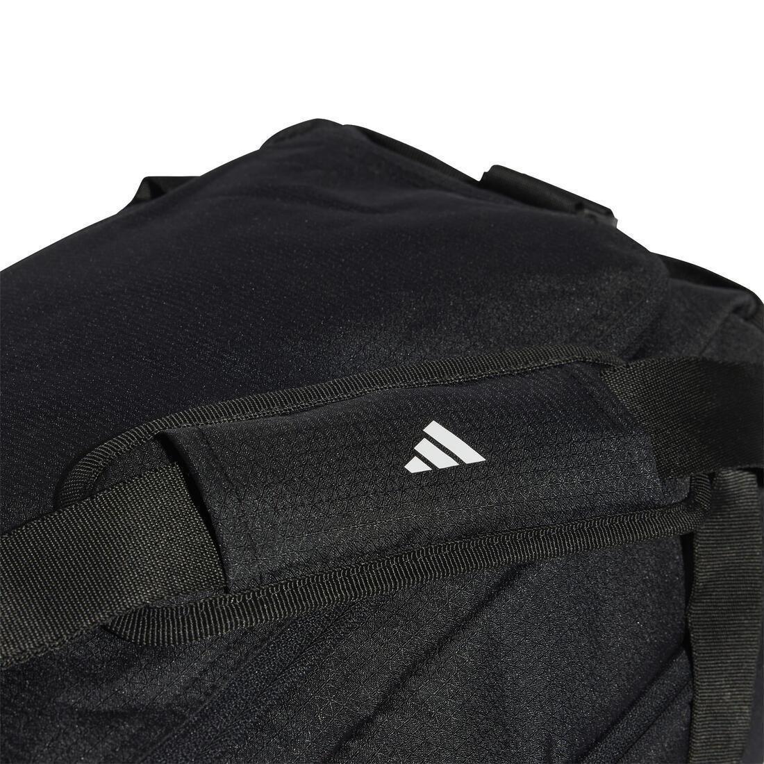 Unisex Essentials 3-Stripes Duffel Bag Small, No Color, large image number 4
