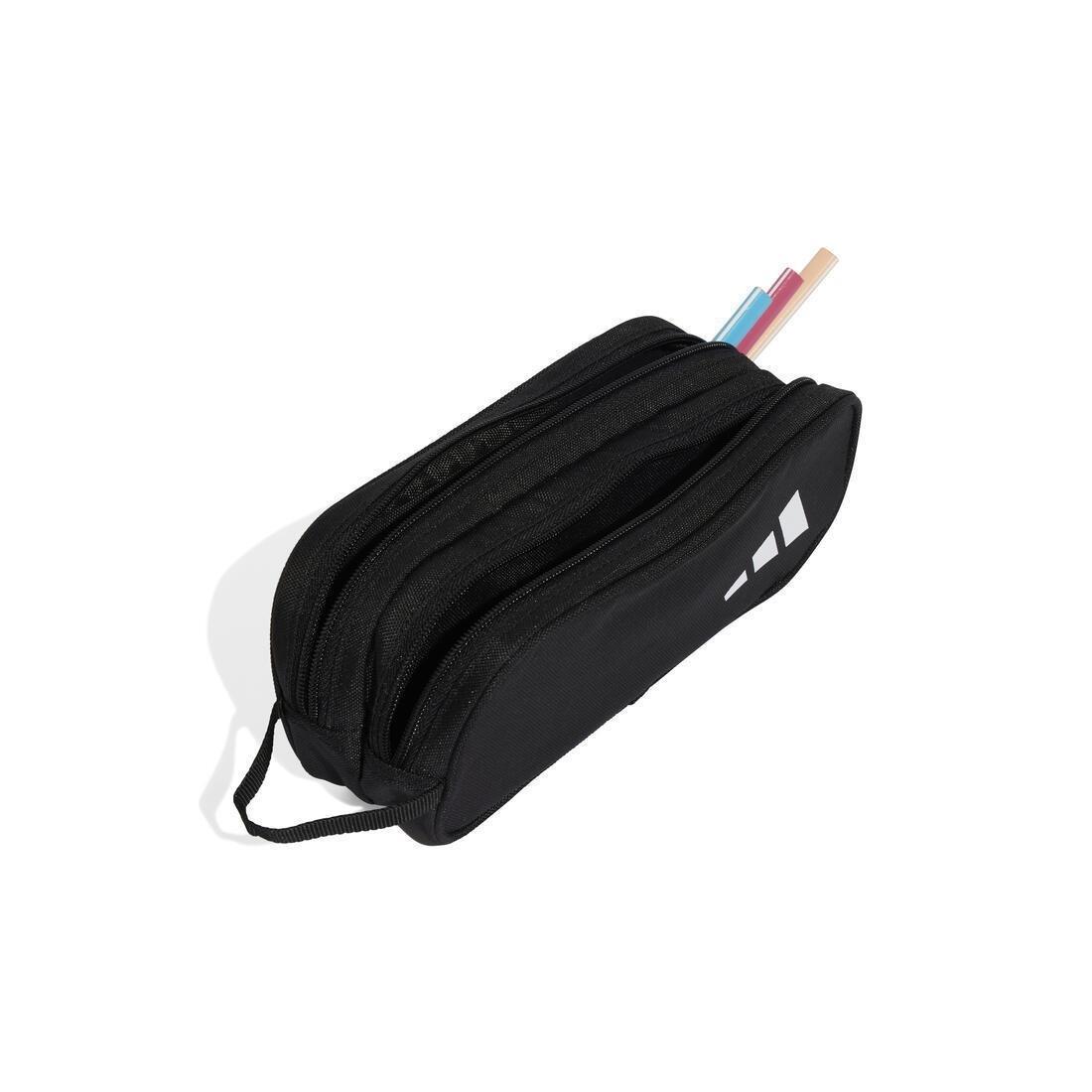 Unisex Two Zipper Pencil Case, No Color, large image number 3