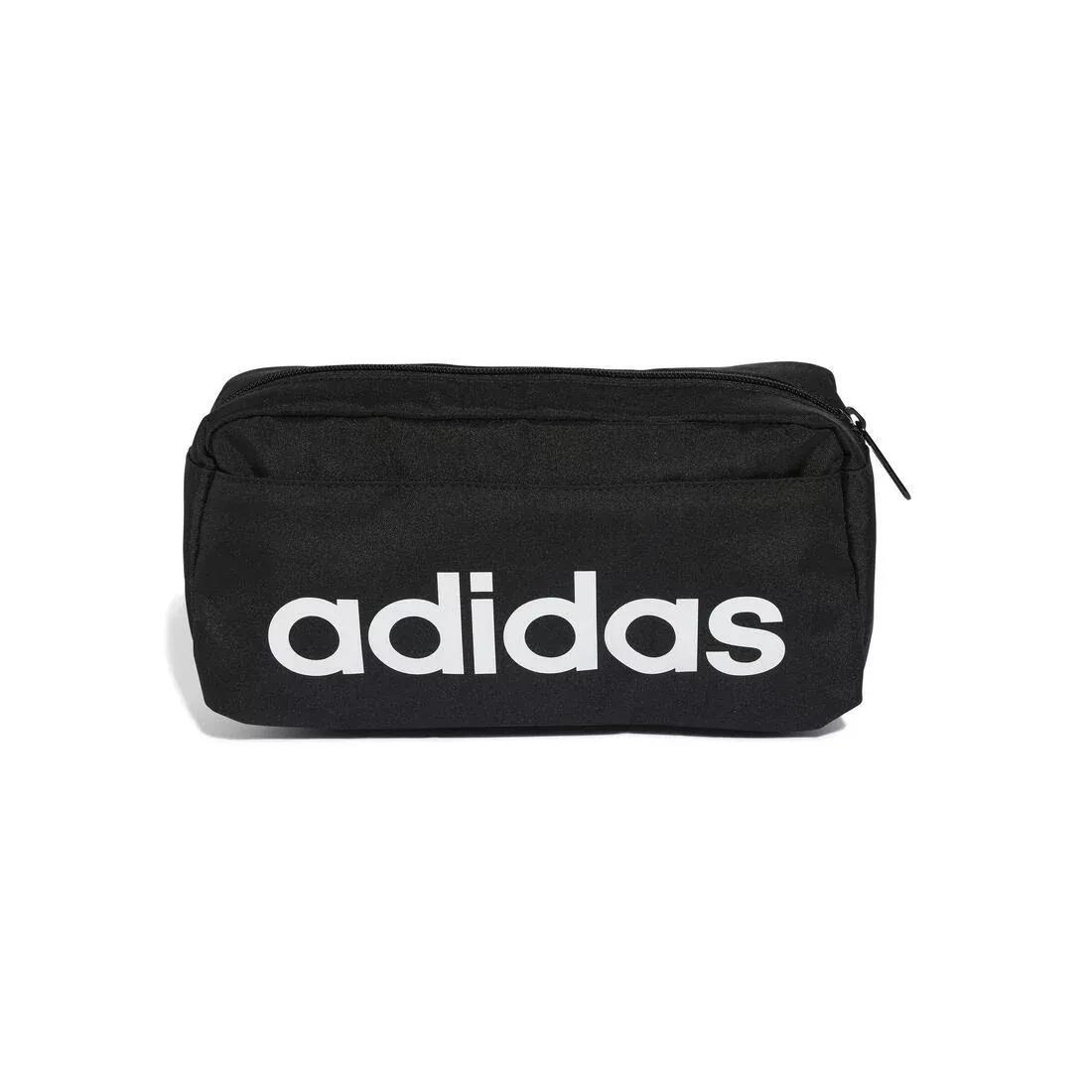 Unisex Linear Bum Bag, Black, No Color, large image number 0