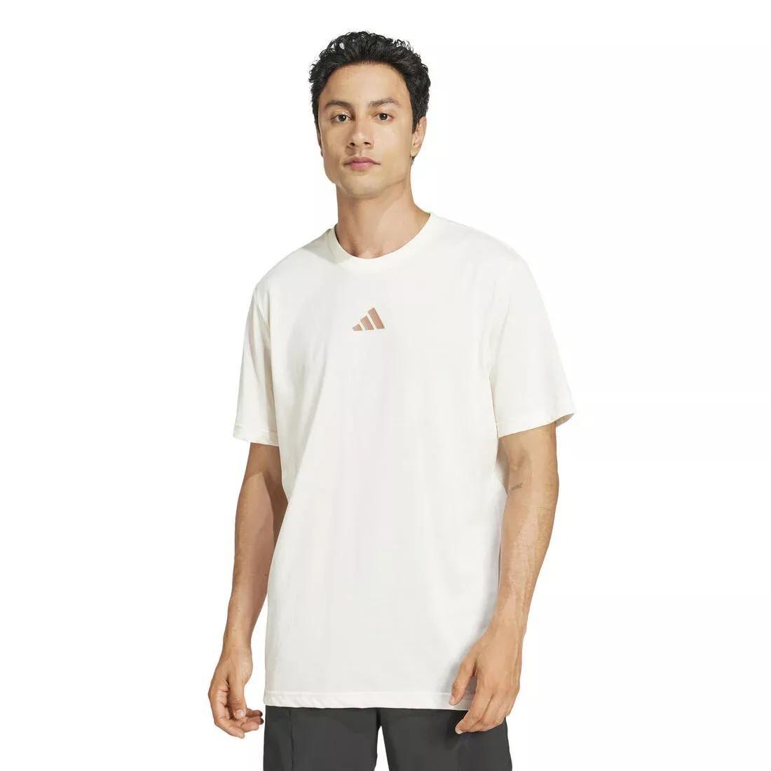 Climacool One Rep at a Time Training Graphic T-Shirt, White, No Color, large image number 1