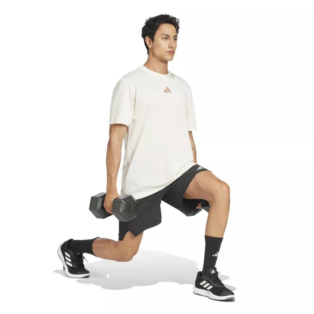Climacool One Rep at a Time Training Graphic T-Shirt, White, No Color, large image number 4