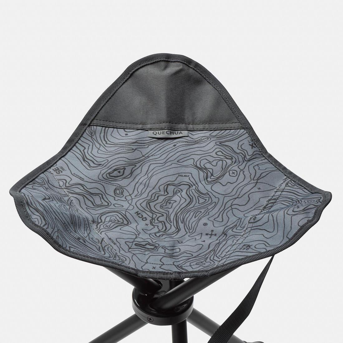 Three-Legged Camping Stool, Grey, No Color, large image number 6