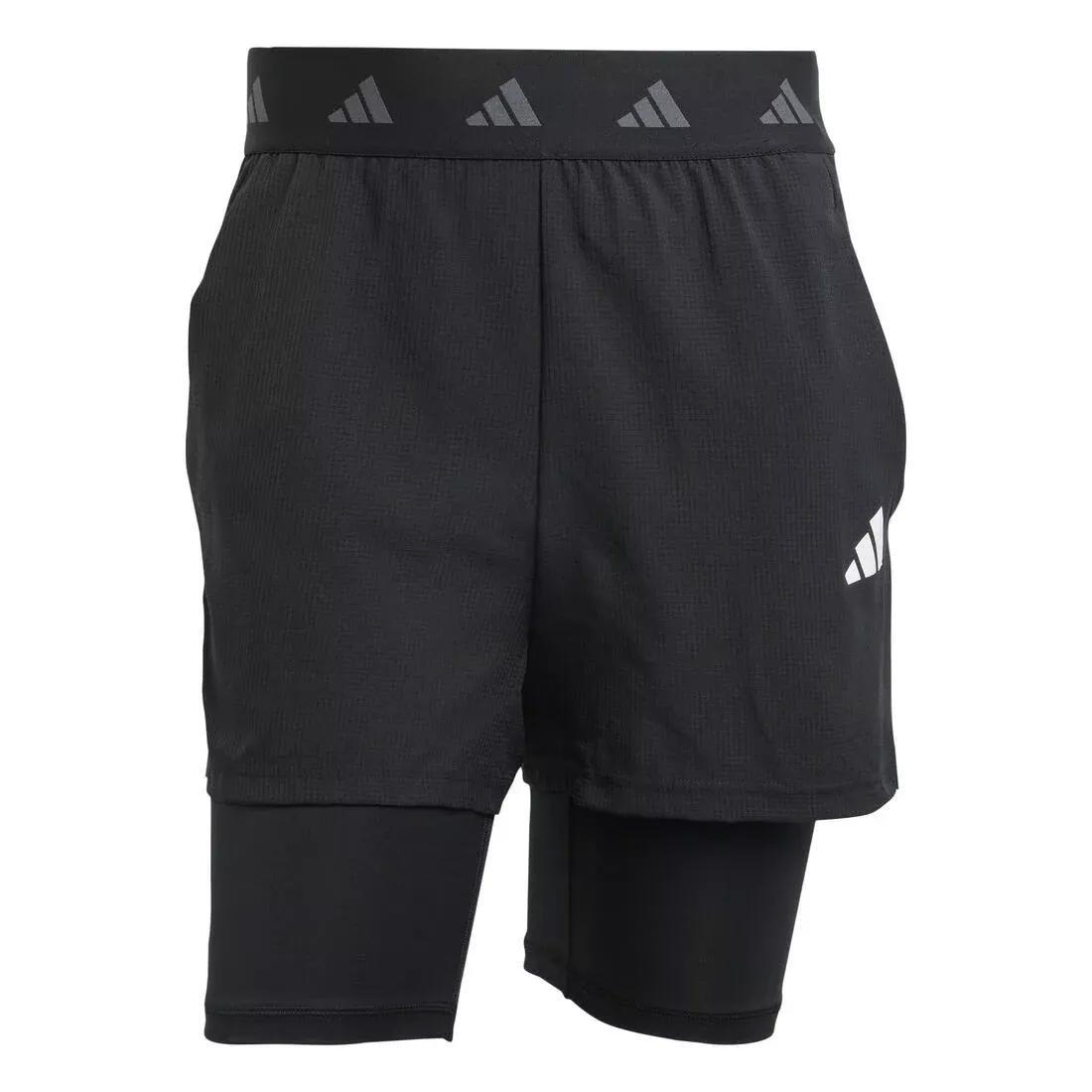 Gym+ 2-in-1 Shorts, Black, No Color, medium
