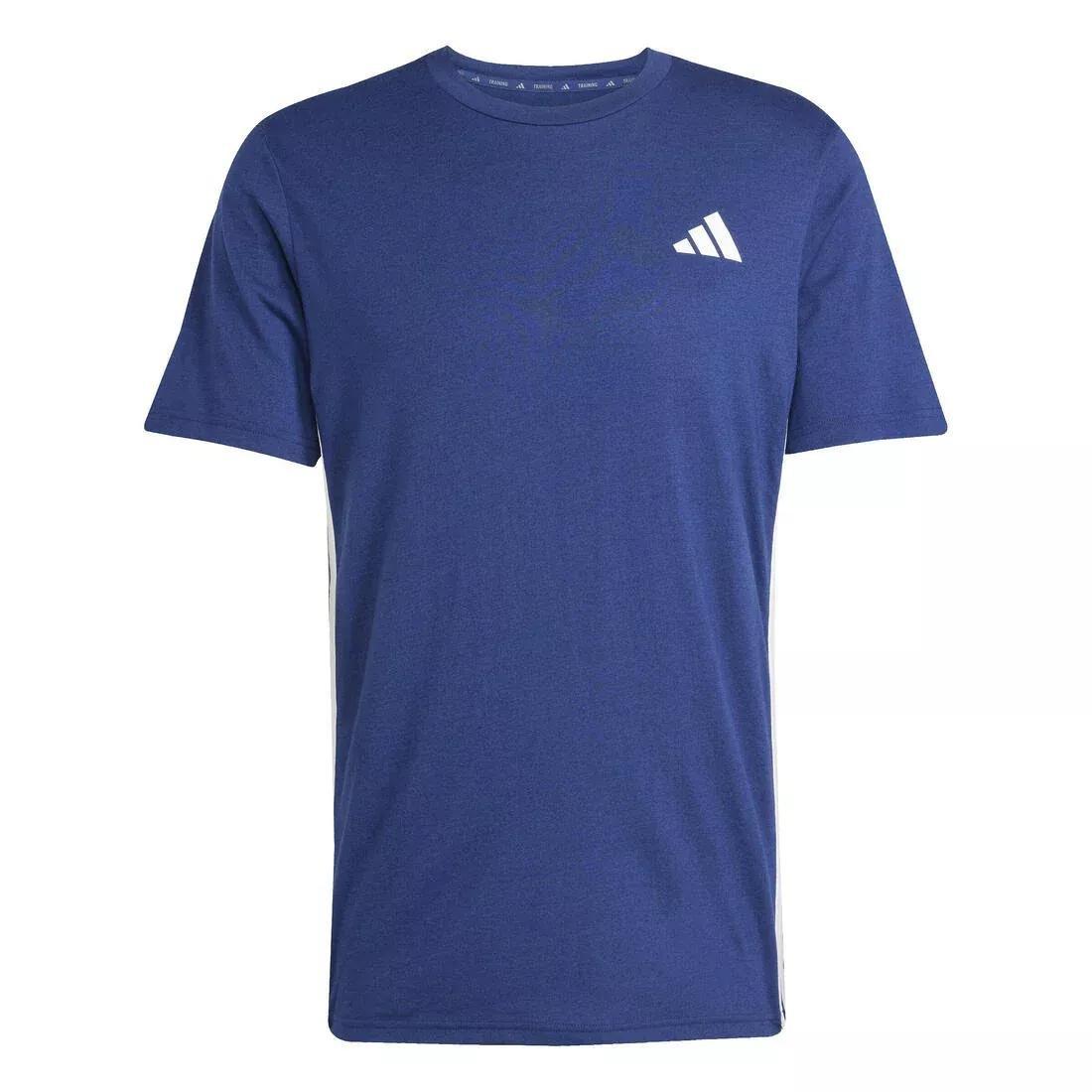 Train Essentials Training Feelready 3-Stripes T-Shirt, Navy, No Color, large image number 0