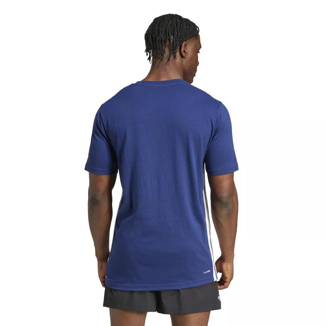 Train Essentials Training Feelready 3-Stripes T-Shirt, Navy, No Color, large image number 2