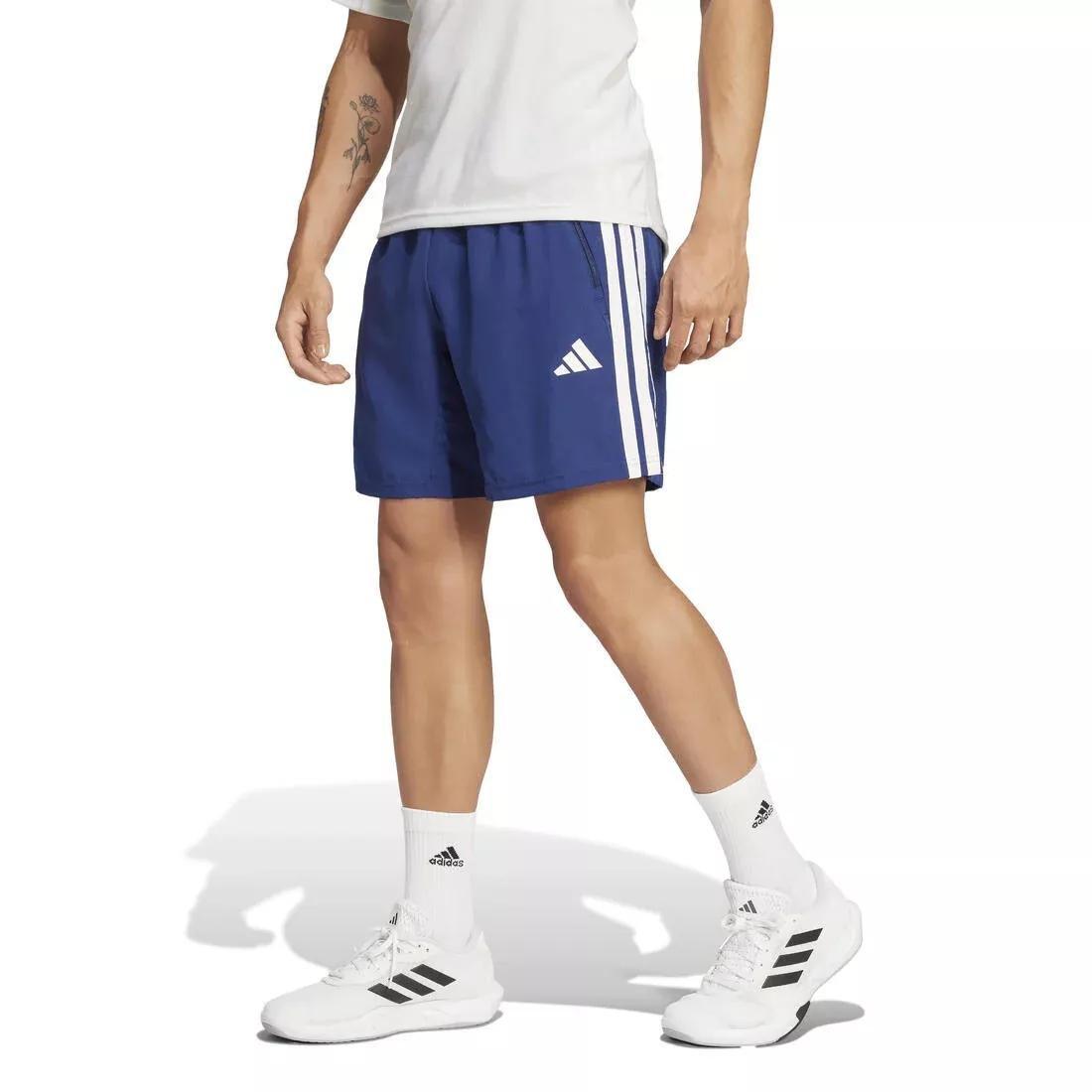 Essentials Training 3-Stripes Woven Shorts, No Color, large image number 1
