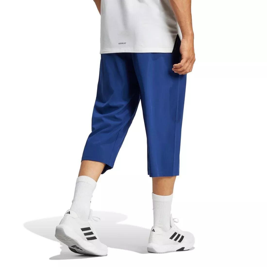 Train Essentials Woven 3 / 4 Tracksuit Bottoms, Navy, No Color, large image number 4