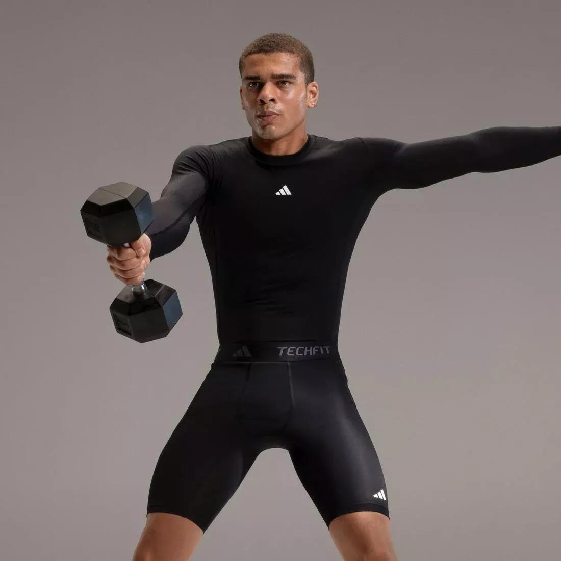 TECHFIT Compression Training Short Tights, No Color, large image number 5