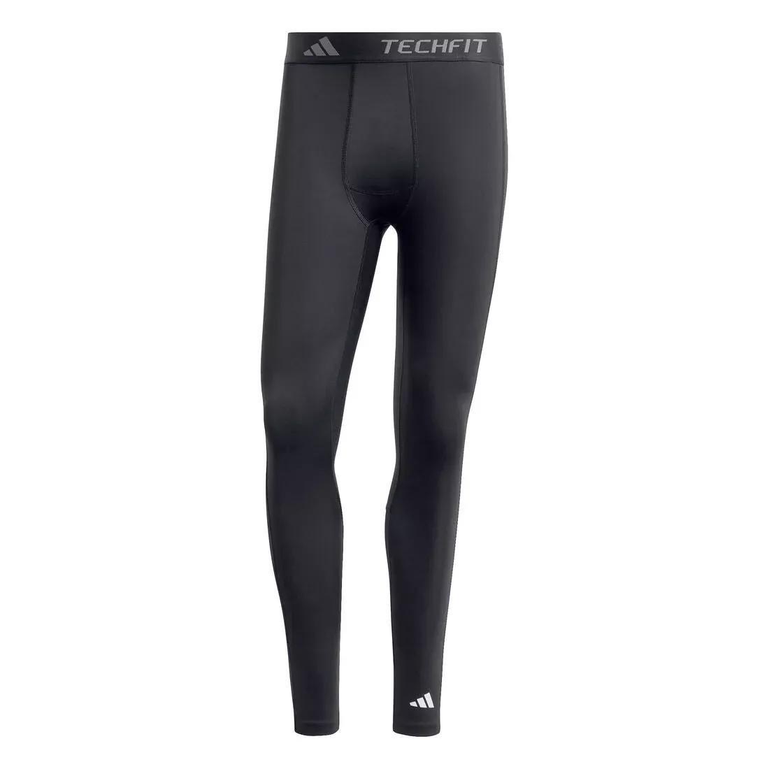 TECHFIT Compression Training Long Tights, Black, No Color, large image number 5