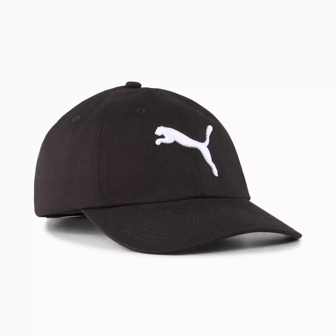 Essentials PUMA Cat Baseball Cap, Black, 5480_000, medium
