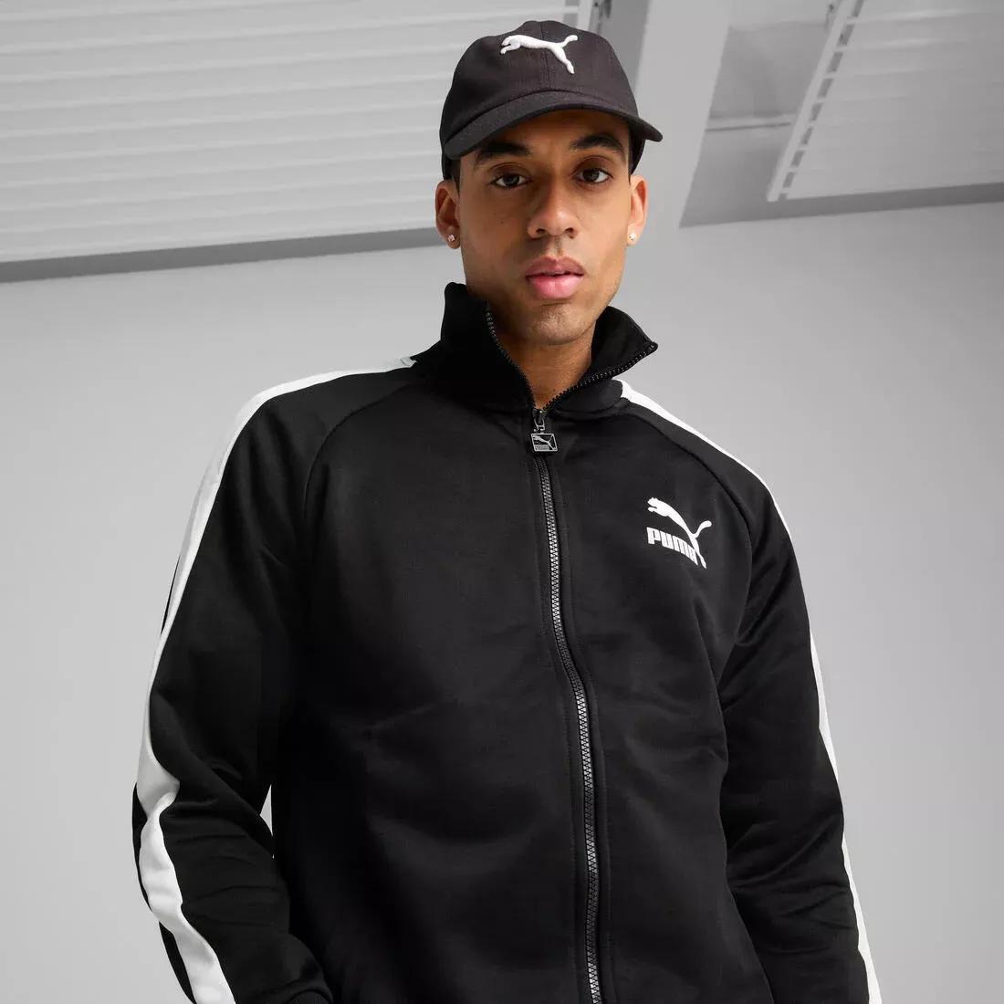 Essentials PUMA Cat Baseball Cap, Black, 5480_000, medium