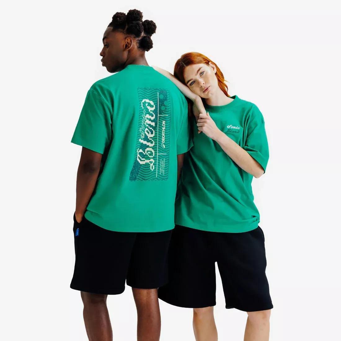 Graphic Unisex T-shirt, White, No Color, large image number 4