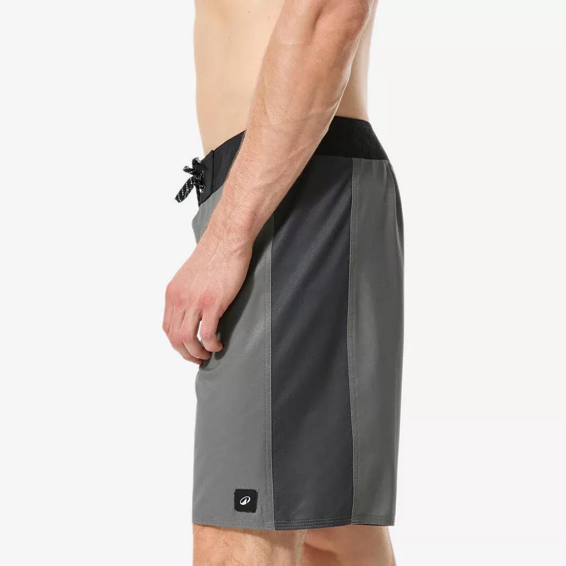 Men Surfing Boardshorts Long Swim Shorts 19 - 500 Arch Alex, Blue, No Color, large image number 9