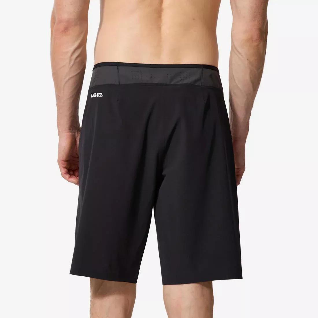 Men Surfing Boardshorts Long Swim Shorts 20in - 900 Super Dude, Black, No Color, large image number 4