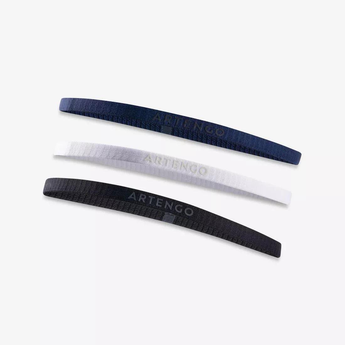 Elastic Hair Band - Tri-Pack, Black, No Color, medium