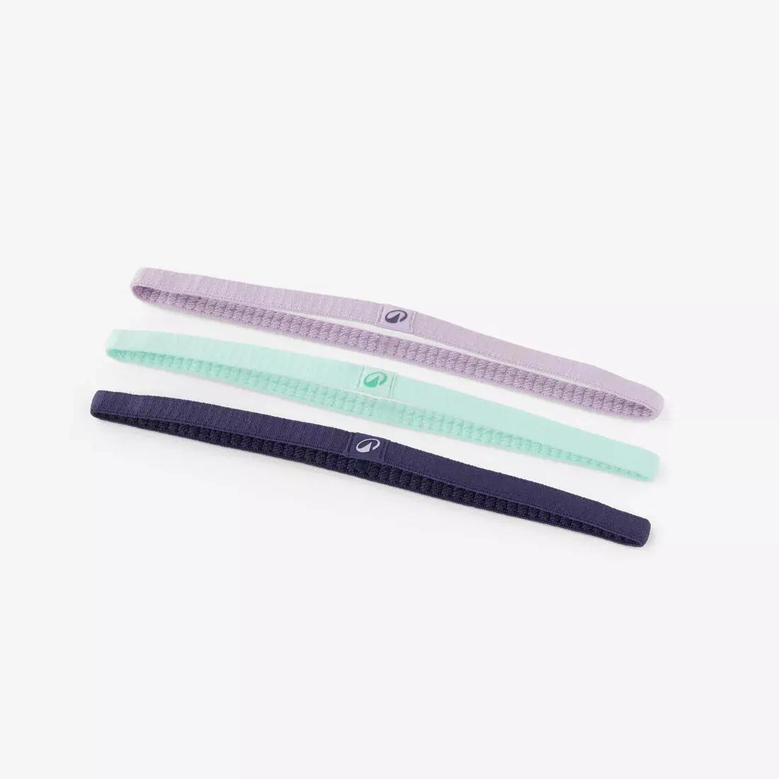 Elastic Hair Band - Tri-Pack, Black, No Color, medium