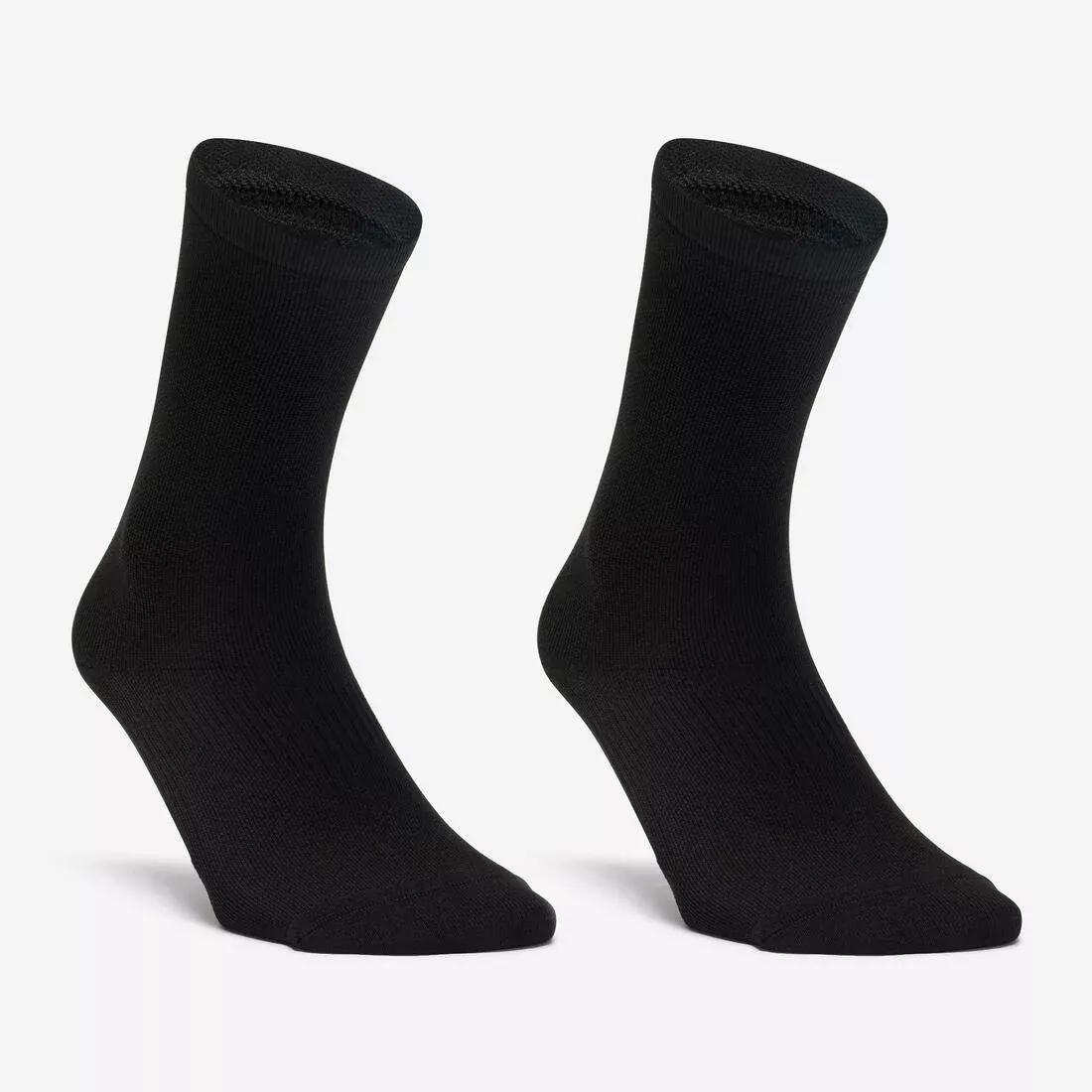 Fitness Mid-High Socks Twin-Pack, Multicolour, No Color, large image number 2