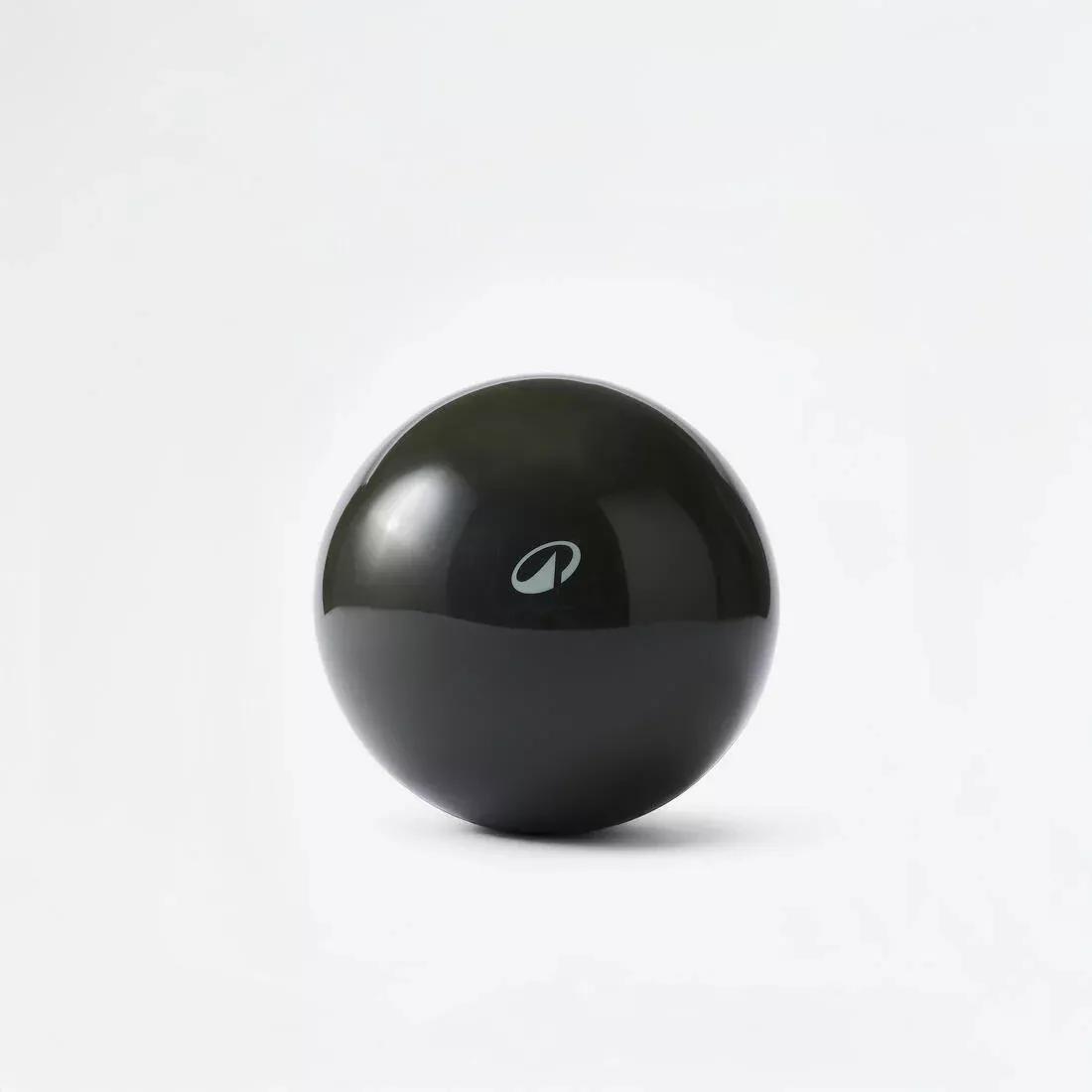 900 g Weighted Pilates Ball, Black, No Color, large image number 0