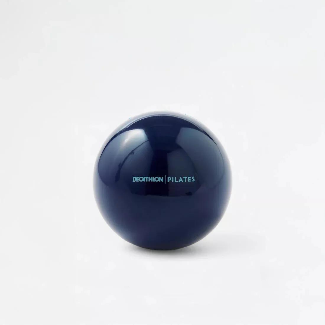 900 g Weighted Pilates Ball, Black, No Color, large image number 1