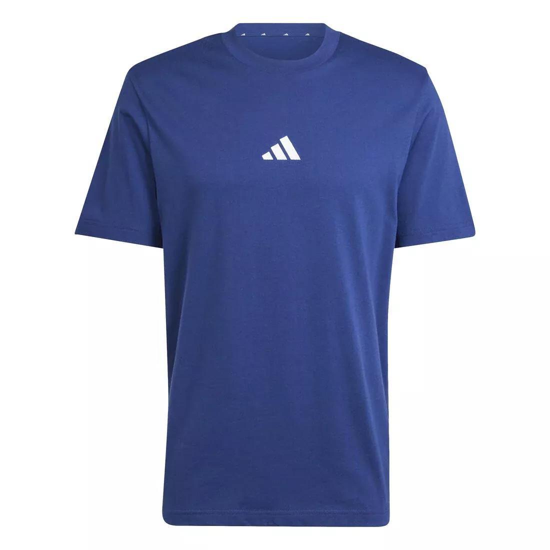 Essentials Small Logo Single Jersey T-Shirt, Navy, No Color, large image number 0