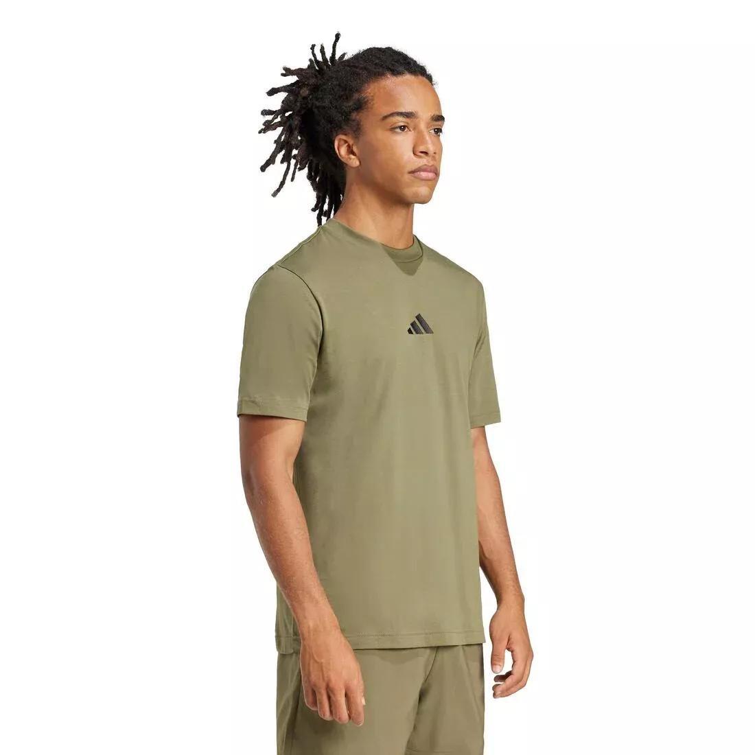 Essentials Small Logo Single Jersey T-Shirt, Green, , large image number 4