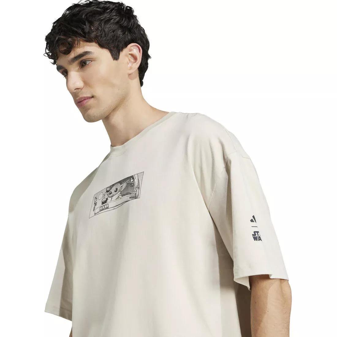 Star Wars The Mandalorian T-Shirt Loose Fit, Cream, No Color, large image number 3