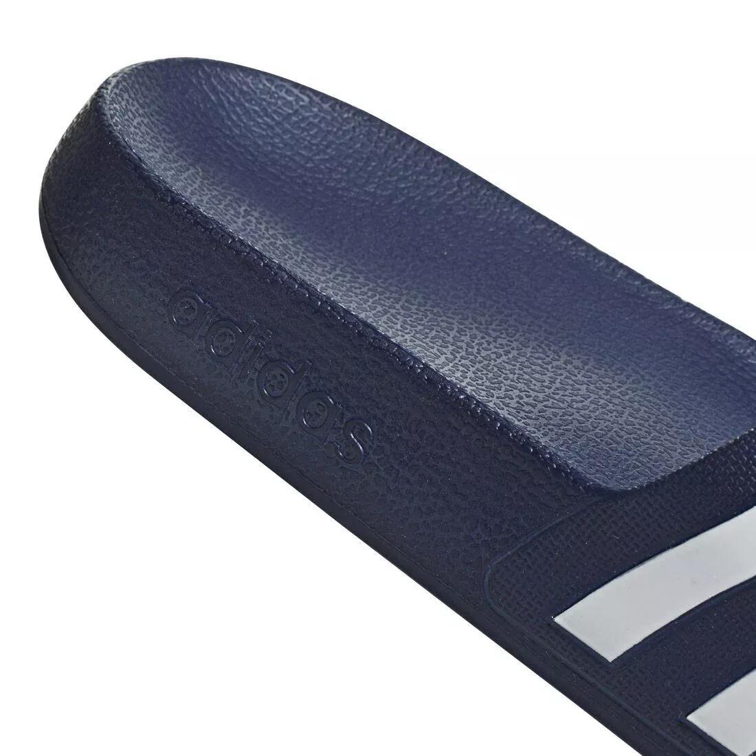 Unisex Adilette Aqua Slides, Navy, No Color, medium