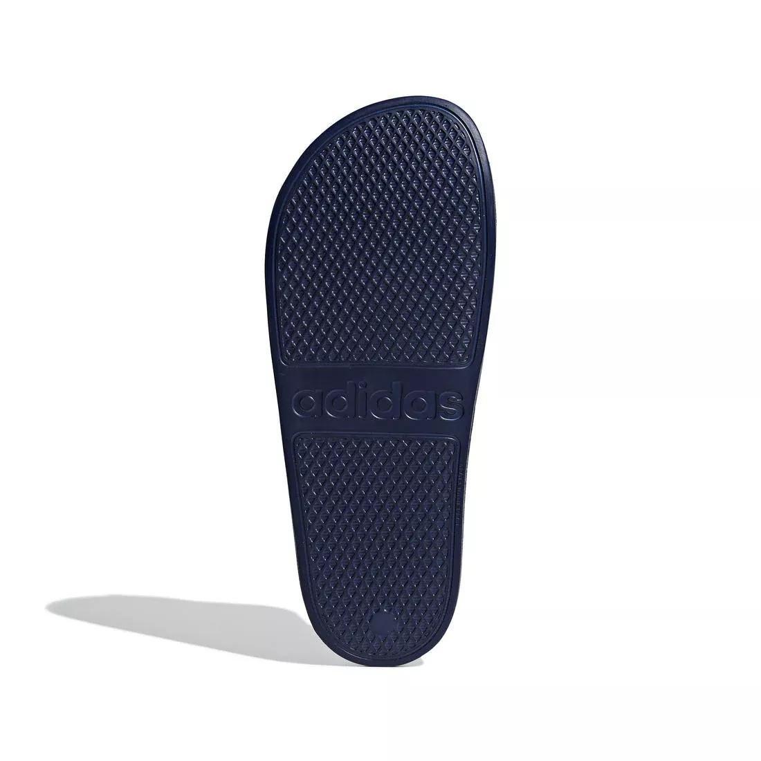 Unisex Adilette Aqua Slides, Navy, No Color, medium