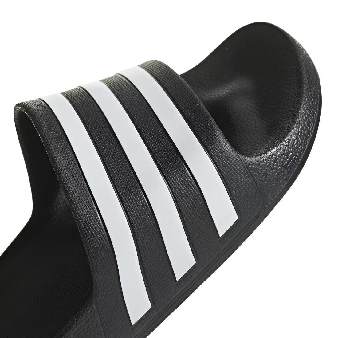 Unisex Adilette Aqua Slides, No Color, large image number 4