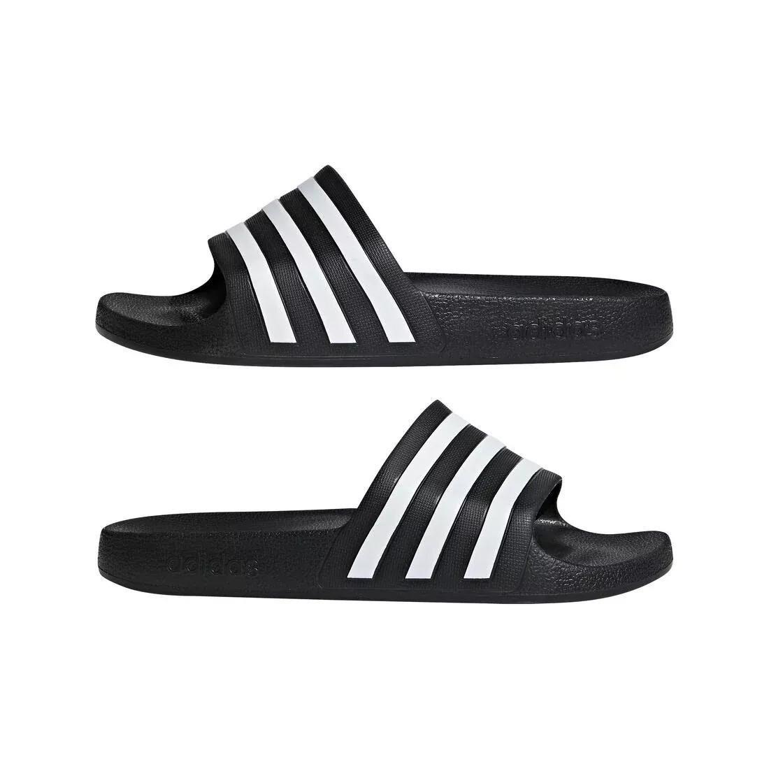 Unisex Adilette Aqua Slides, No Color, large image number 7