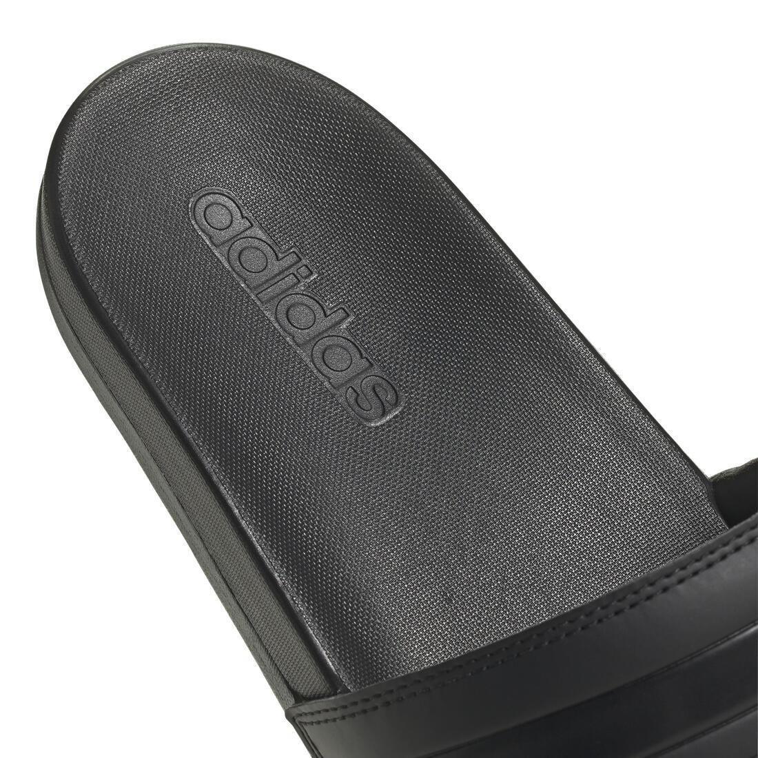 Unisex Adilette Comfort Slides, Black, No Color, large image number 6