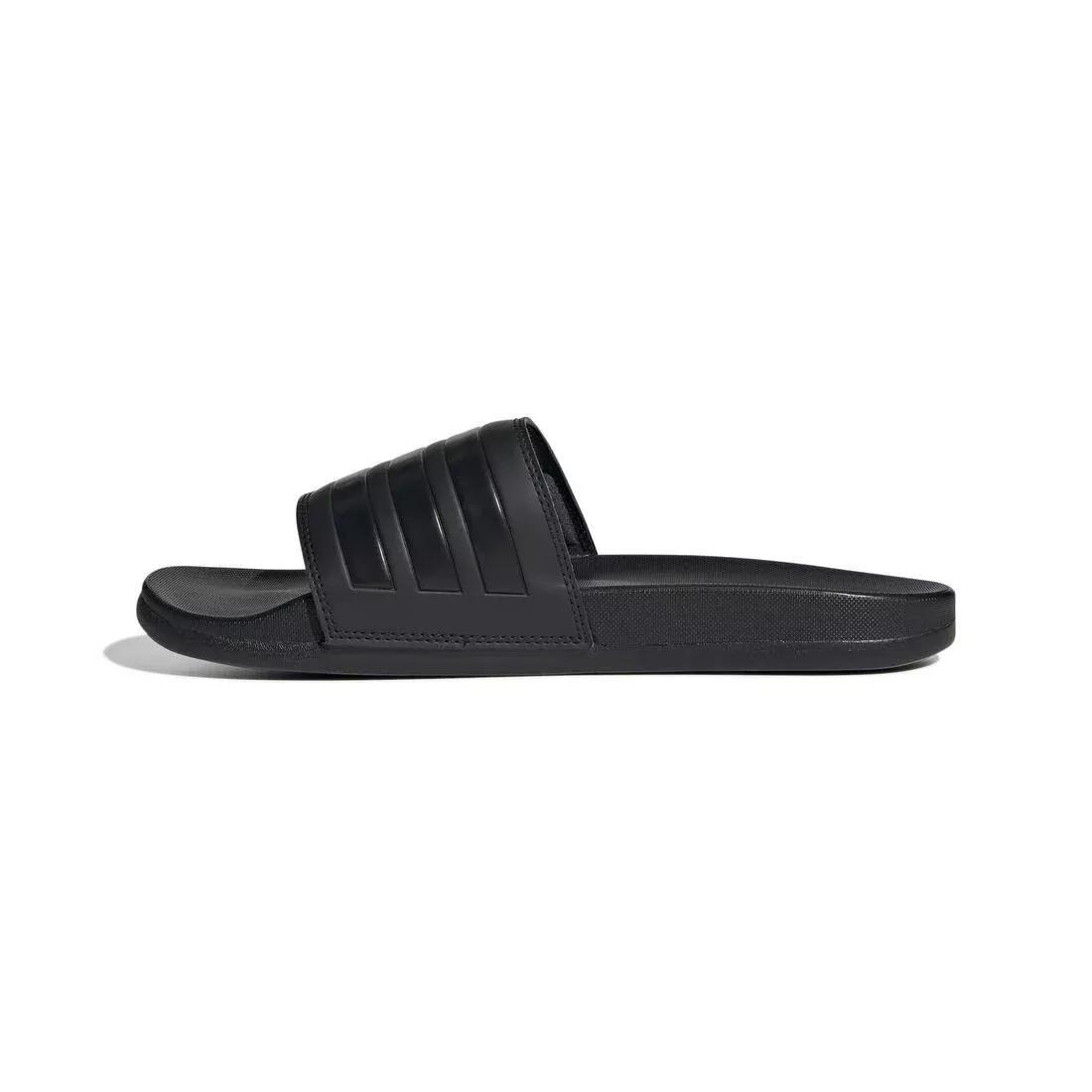 Unisex Adilette Comfort Slides, Black, No Color, large image number 7