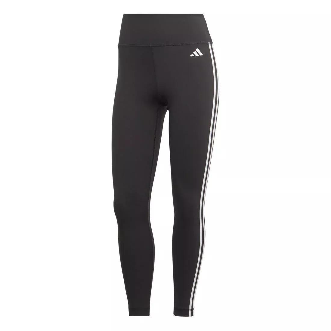 Train Essentials 3-Stripes High-Waisted 7/8 Leggings, , medium