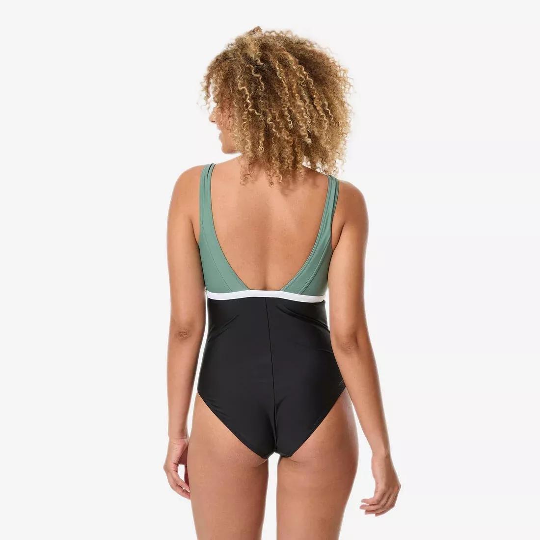Women 1-Piece Swimsuit, Heva Li Black, Black, No Color, large image number 3