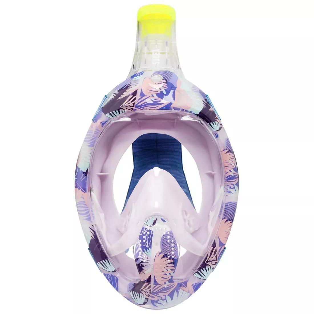 Surface Snorkelling Mask Easybreath + With Acoustic Valve > Age 10, Orange, No Color, large image number 6