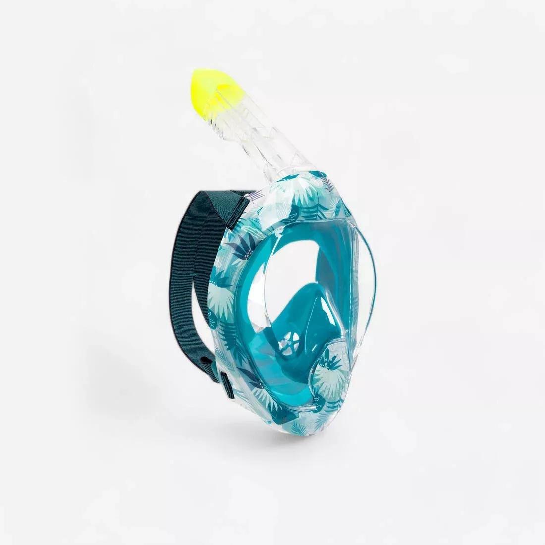 Surface Snorkelling Mask Easybreath + With Acoustic Valve > Age 10, Blue, No Color, large image number 3