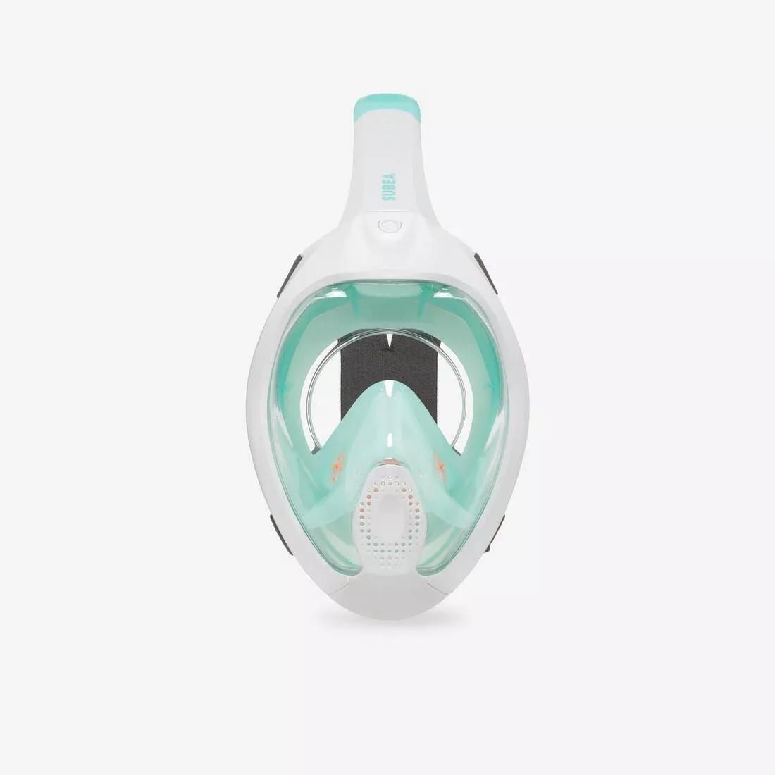Surface Snorkelling Mask Easybreath + With Acoustic Valve > Age 10, Blue, No Color, large image number 8